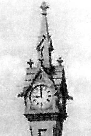 1910 close up of spire