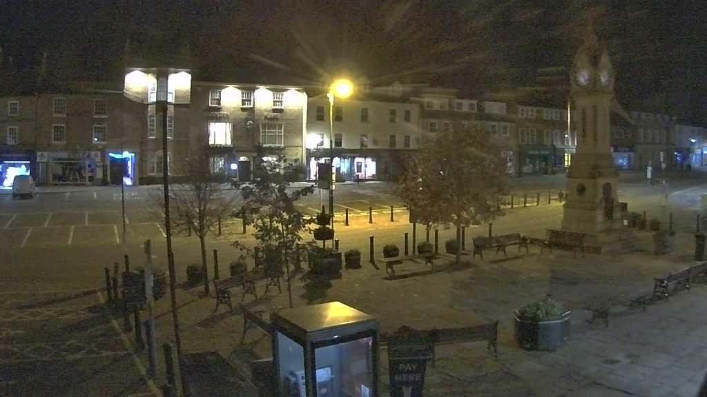 Thirsk webcam overlooking the Market Place