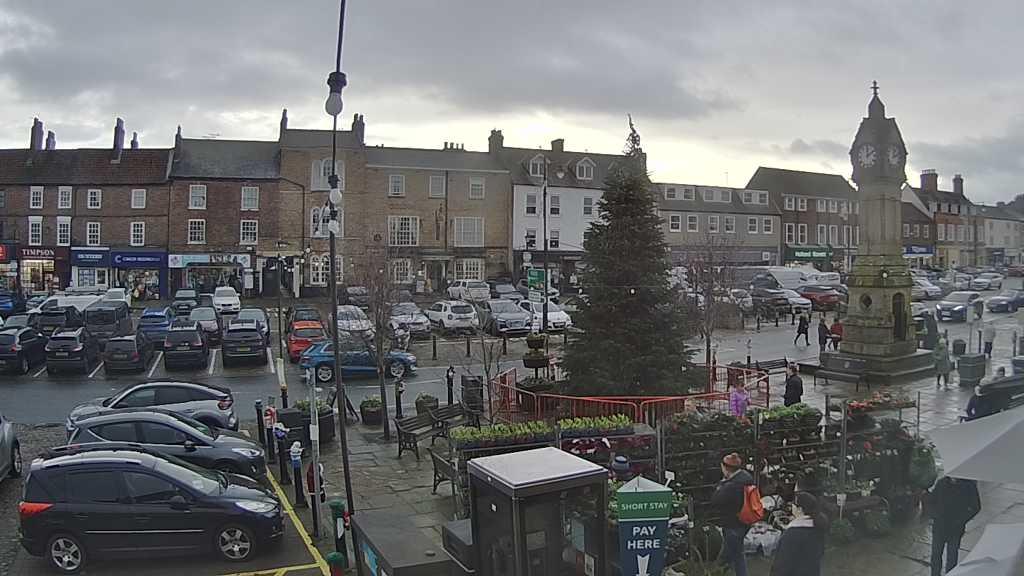 Thirsk webcam overlooking the Market Place