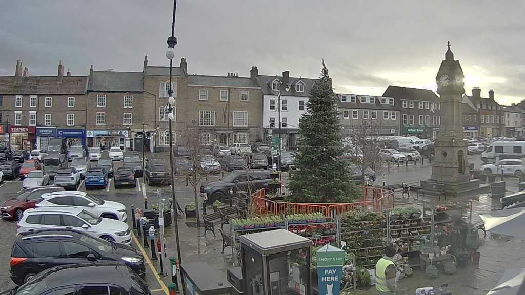 Thirsk webcam overlooking the Market Place