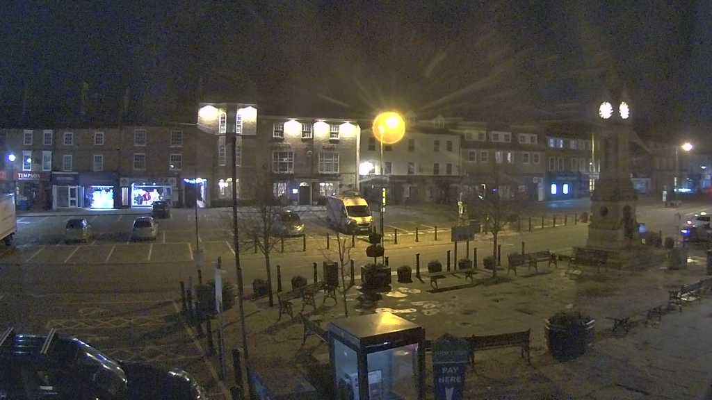 Thirsk webcam overlooking the Market Place
