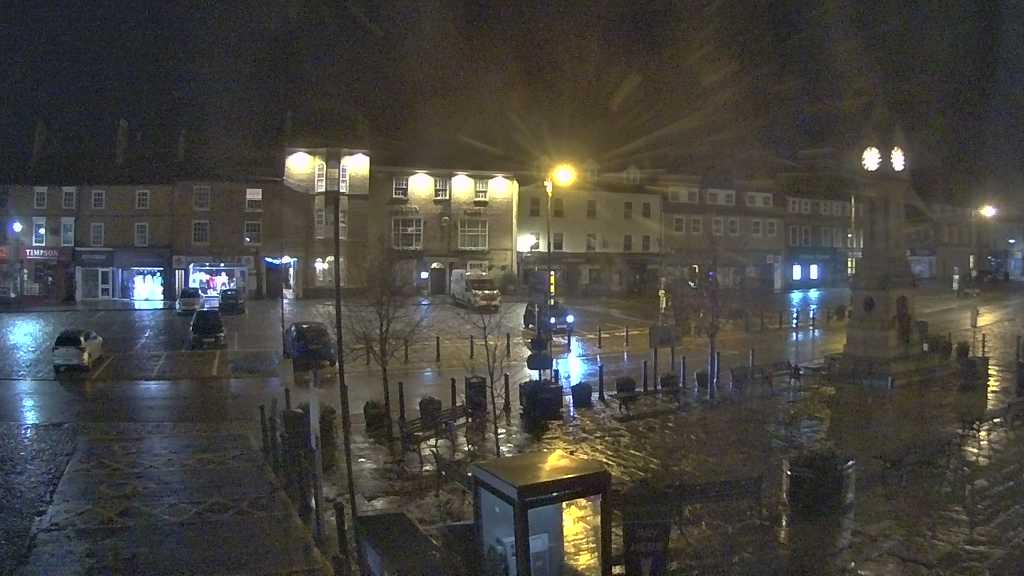 Thirsk webcam overlooking the Market Place