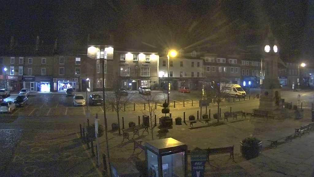 Thirsk webcam overlooking the Market Place