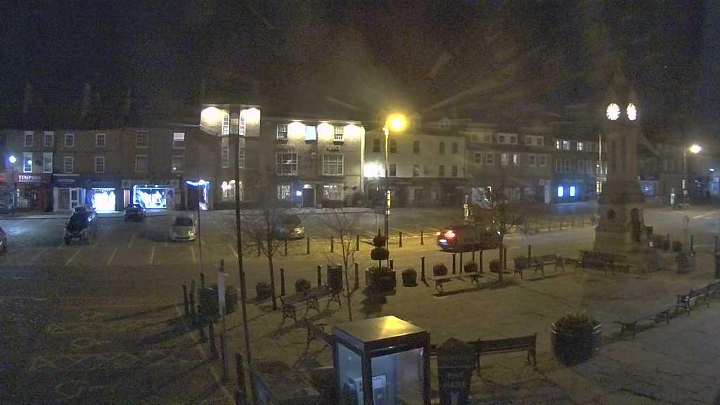 Thirsk webcam overlooking the Market Place