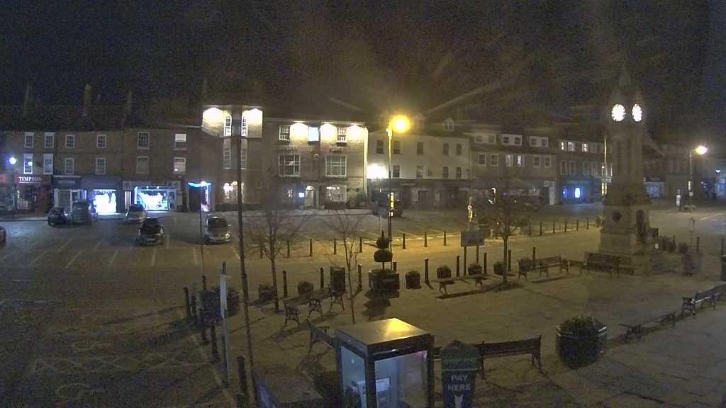 Thirsk webcam overlooking the Market Place