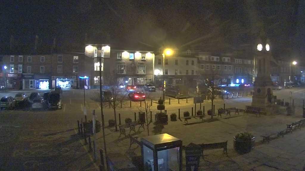 Thirsk webcam overlooking the Market Place