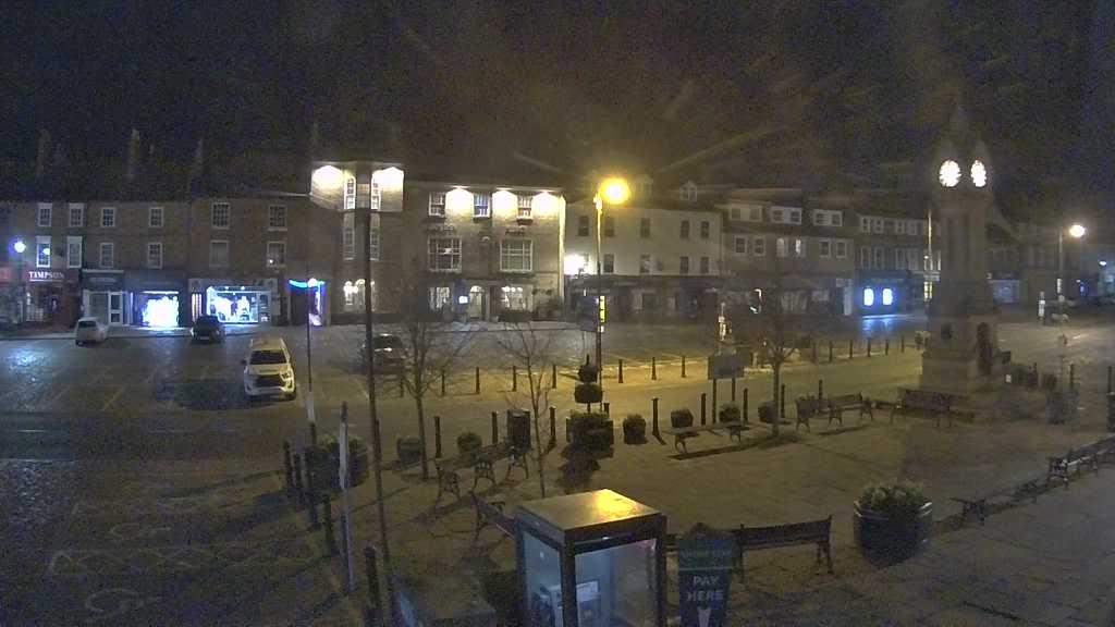 Thirsk webcam overlooking the Market Place