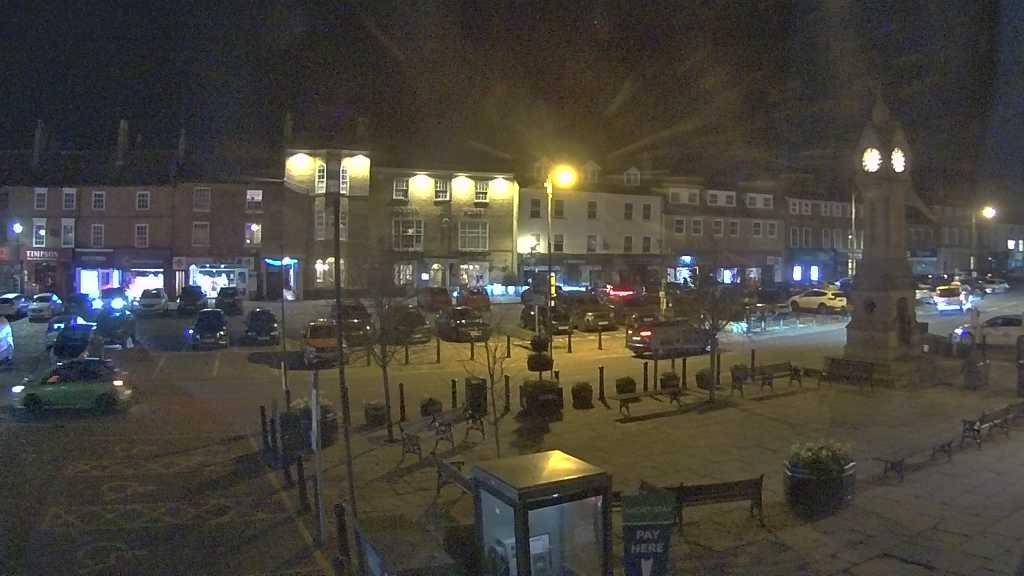 Thirsk webcam overlooking the Market Place