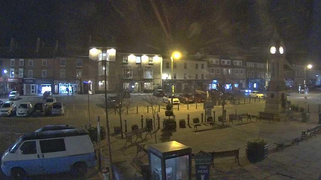 Thirsk webcam overlooking the Market Place
