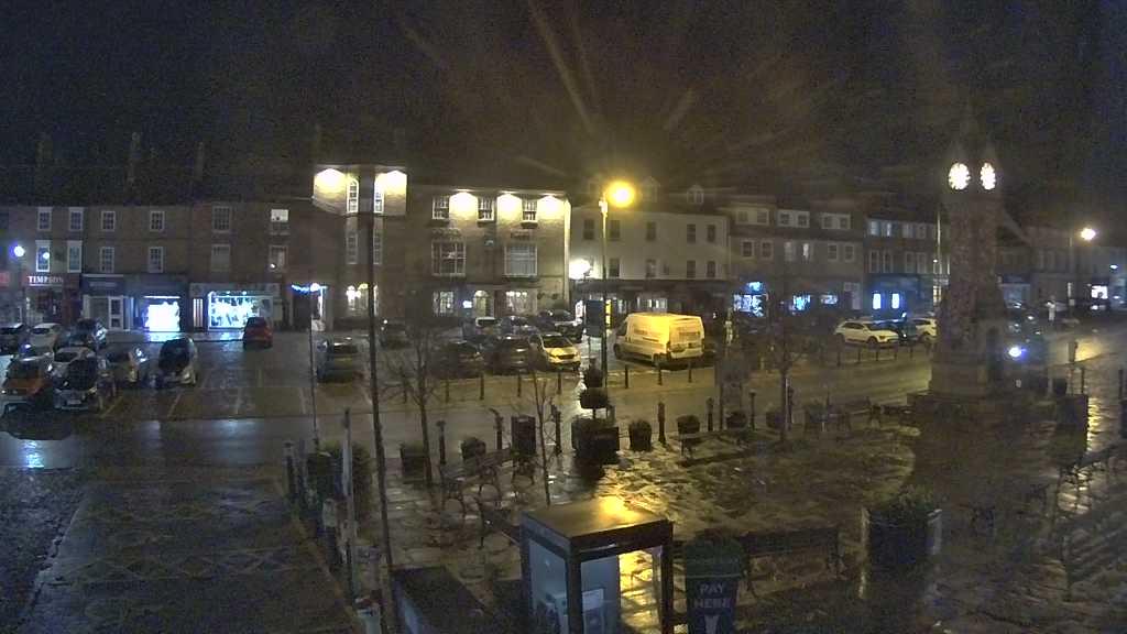 Thirsk webcam overlooking the Market Place