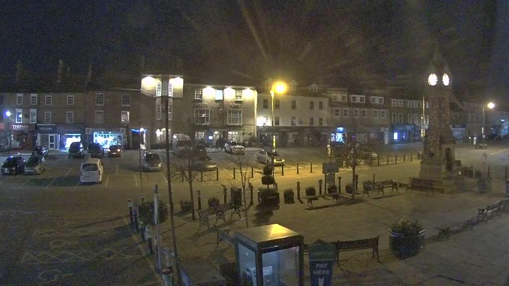 Thirsk webcam overlooking the Market Place