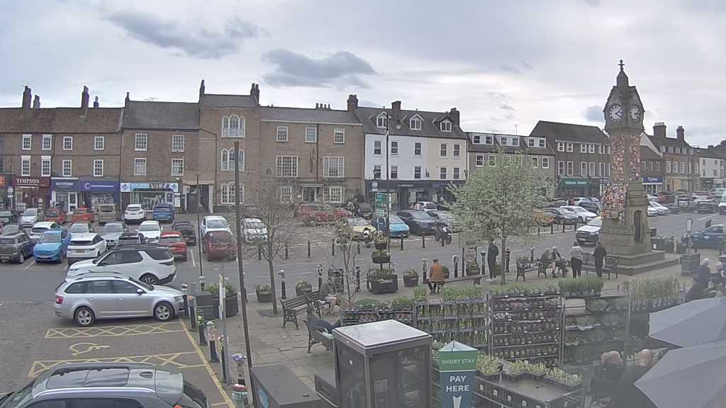 Thirsk webcam overlooking the Market Place
