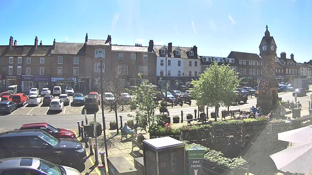 Thirsk webcam overlooking the Market Place
