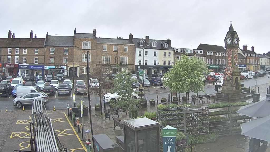 Thirsk webcam overlooking the Market Place