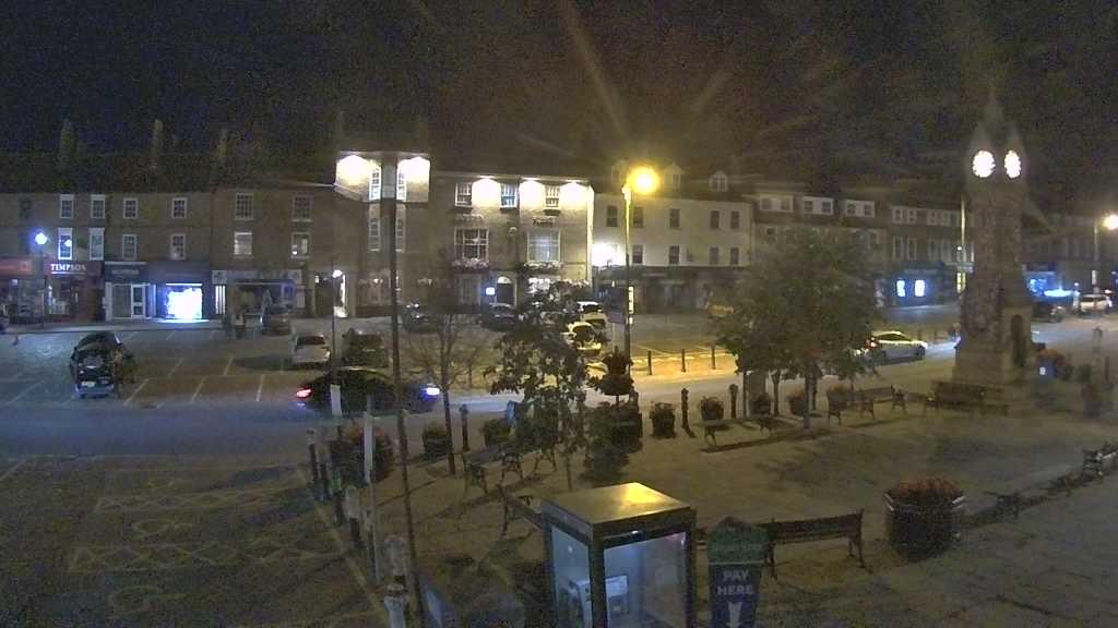 Thirsk webcam overlooking the Market Place