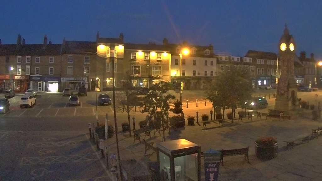 Thirsk webcam overlooking the Market Place